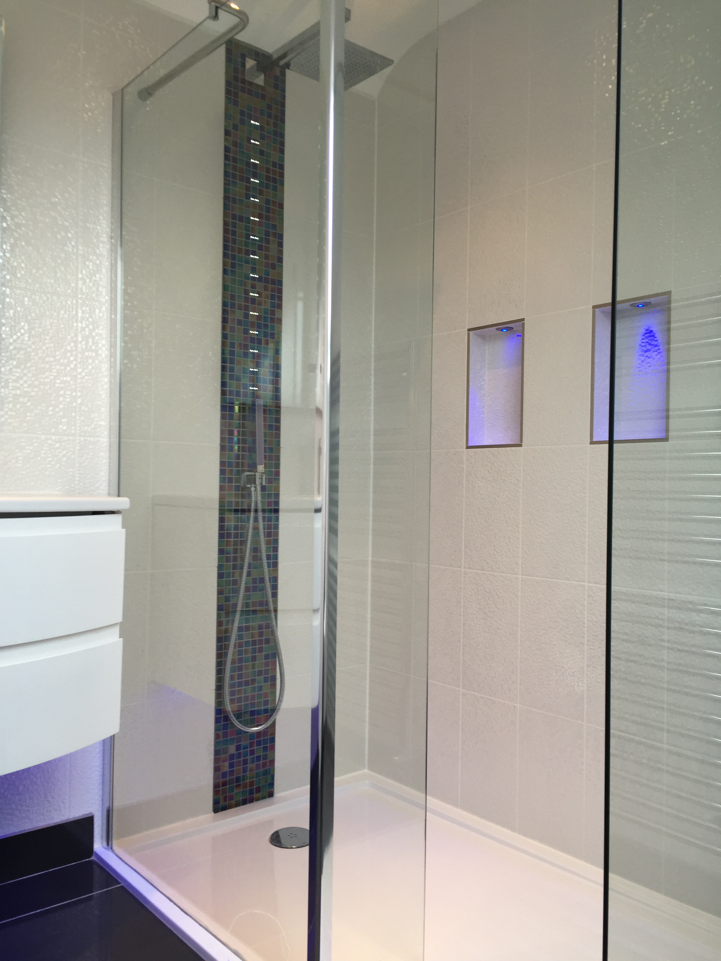 shower space loft conversion